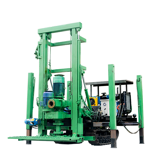 5寸橡(xiàng)膠履帶(dai)鑽機