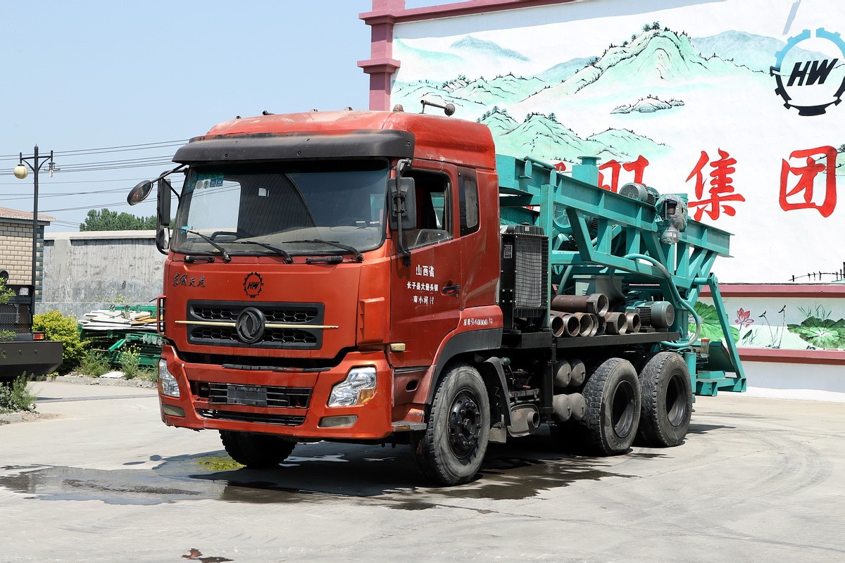 8寸(cùn)後八輪汽車(chē)鑽機