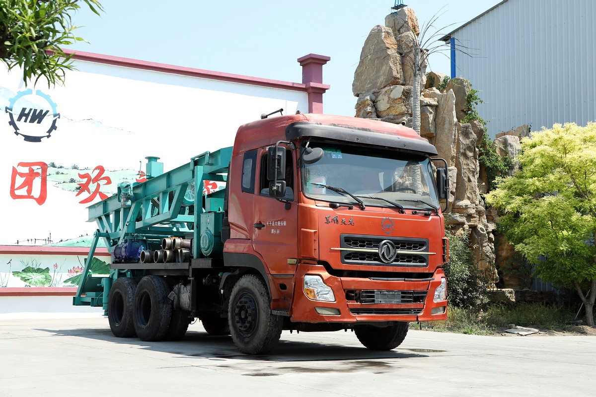 8寸後八(bā)輪汽車鑽機(ji)